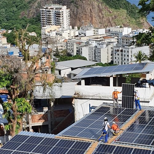 energia solar favela rio